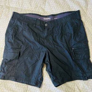 Sonoma Navy Cargo Shorts for Men